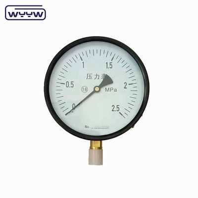 গুণ  Large Dial Economy Pressure Gauge Manometer 150mm Dial OEM কারখানা