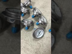 63mm 2.5" ব্যাক ফ্ল্যাঞ্জ লিকুইড ফিলড শক রেজিস্ট্যান্ট প্রেসার গেজ