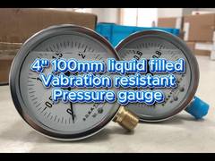 4" 100mm 0~2.5MPa/0~1MPa ক্রোম কেস এবং ক্রোম বেজেল,