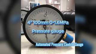 4" 100mm0~1.6MPa নির্ভুলতা ক্লাস 1.6%