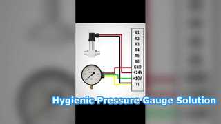 6" 150mm 0-1.6MPa 1.6 নির্ভুলতা ক্লাস রিমোট প্রেসার গেজ