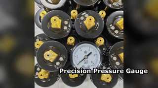 পেশাদার 60mm কালো ইস্পাত চাপ গেজ