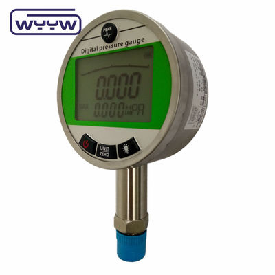 প্যানেল মাউন্টিং ডিজিটাল প্রেসারগেইজ 60mm 4.5V ব্যাটারি পাওয়ার সাপ্লাই সঙ্গে