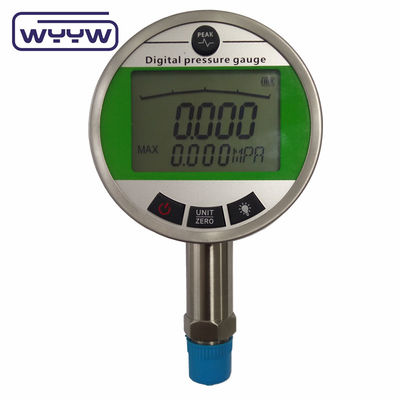 4.5V ব্যাটারি ডিজিটাল প্রেসারমিটার 100mm কেস LCD ডিসপ্লে সহ