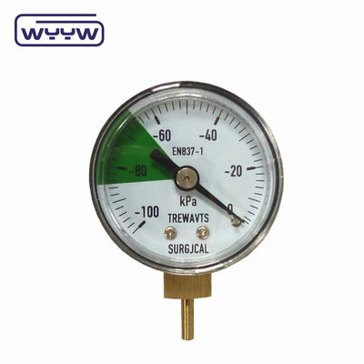 -100-0kpa 40mm গ্যাস চাপ ভ্যাকুয়াম গেইজ OEM ODM কাস্টমাইজড
