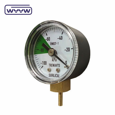 -100-0kpa 40mm গ্যাস চাপ ভ্যাকুয়াম গেইজ OEM ODM কাস্টমাইজড