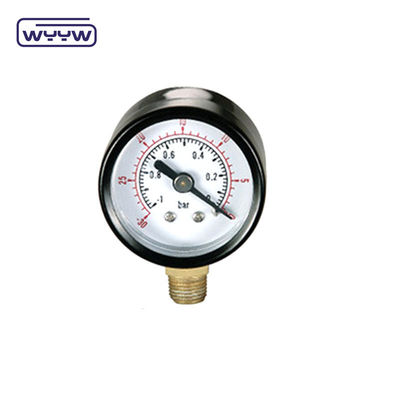 -100-0kpa 40mm গ্যাস চাপ ভ্যাকুয়াম গেইজ OEM ODM কাস্টমাইজড