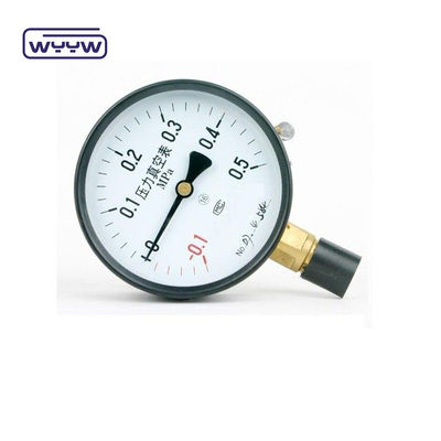 1.৬%Fs -৩০inhg ভ্যাকুয়াম প্রেসারমিটার -1-0 Mpa ১০০mm নেগেটিভ প্রেসার ম্যানোমিটার