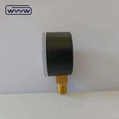 সিই স্ট্যান্ডার্ড 40MM প্লাস্টিক 0-4Bar 1/8 &quot;বিএসপি এয়ার ম্যানোমিটার প্রাকৃতিক গ্যাস চাপ পরিমাপকারী