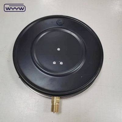 ডায়াল আকার 250mm নীচে M20X1.5 কালো ইস্পাত সাধারণ বায়ু চাপ মাপক কোম্পানী