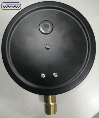 ডায়াল আকার 250mm নীচে M20X1.5 কালো ইস্পাত সাধারণ বায়ু চাপ মাপক কোম্পানী