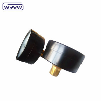 সাধারণ Y-40Z0-10BAR PSI 40mm 1.5 &quot;অক্ষীয় কালো ইস্পাত পোর্টেবল চাপ গেজ