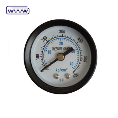 60MM 0-10 kgcm2 &amp; 150 psi কালো ইস্পাত কেস সাদা ডায়াল পানির চাপের জন্য ম্যানোমিটার