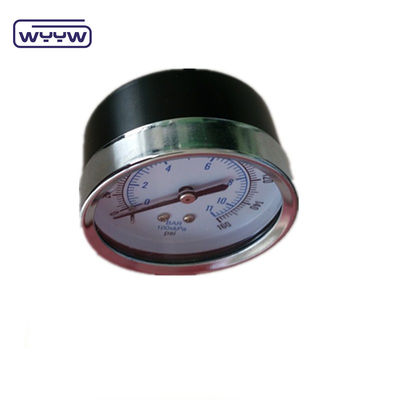 60MM 0-10 kgcm2 &amp; 150 psi কালো ইস্পাত কেস সাদা ডায়াল পানির চাপের জন্য ম্যানোমিটার