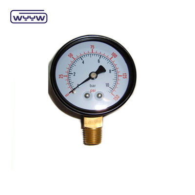 সুইমিং পুল ফিল্টার জন্য চাপ গেজ 2&quot; ডায়াল, 0-60 Psi, নীচে মাউন্ট 1/4 &quot;পাইপ থ্রেড