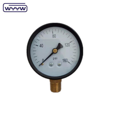 সুইমিং পুল ফিল্টার জন্য চাপ গেজ 2&quot; ডায়াল, 0-60 Psi, নীচে মাউন্ট 1/4 &quot;পাইপ থ্রেড