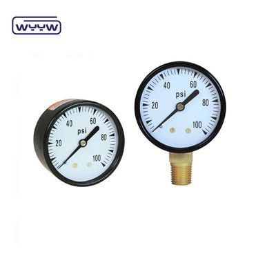 সুইমিং পুল ফিল্টার জন্য চাপ গেজ 2&quot; ডায়াল, 0-60 Psi, নীচে মাউন্ট 1/4 &quot;পাইপ থ্রেড