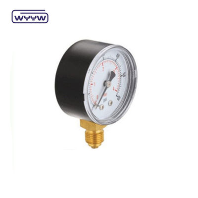 WYYW চাপমাপ দাম নীচের সংযোগ 2&quot; 50mm প্লাস্টিকের কেস বায়ু চাপমাপ lpg গ্যাস মানোমিটার