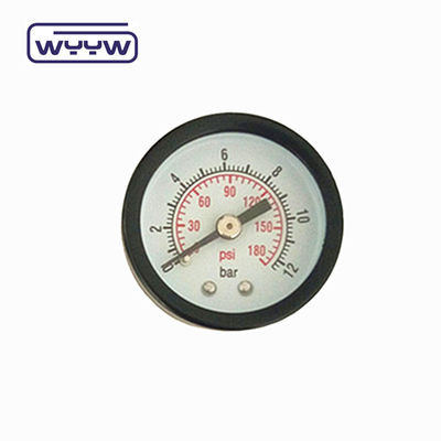 ক্ষুদ্রতম সর্বশেষ পণ্য প্রচার 0-160 Psi 0-10 Bar 1/8 Npt 40mm অক্ষীয় চাপমাপ
