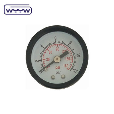 ক্ষুদ্রতম সর্বশেষ পণ্য প্রচার 0-160 Psi 0-10 Bar 1/8 Npt 40mm অক্ষীয় চাপমাপ
