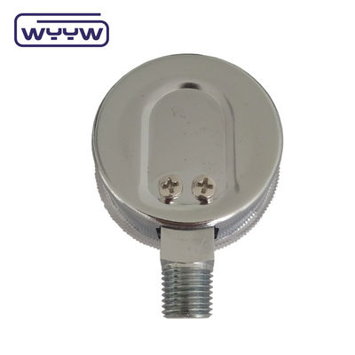 কারখানার দাম 0-4000psi ক্রোমযুক্ত মেডিকেল ব্যবহারের জন্য কোনও তেলের তল প্রবেশ নেই 50 মিমি ক্রোমযুক্ত অক্সিজেন সিলিন্ডার চাপ পরিমাপকারী