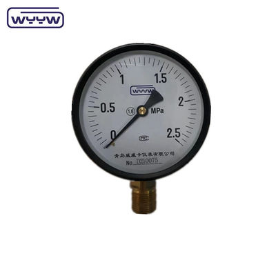 দাম WYYW কারখানা 1MPa 1.6MPa 100mm চাপ গেইম M20X1.5 G1/2&quot; জল মানোমিটার