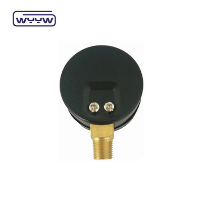 নীচে 40mm 1.5 'আর্গন গ্যাস চাপ মাপক প্লাস্টিকের উপাদান