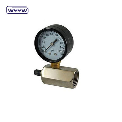 নীচে 40mm 1.5 'আর্গন গ্যাস চাপ মাপক প্লাস্টিকের উপাদান