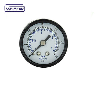 OEM ODM ওবিএম ইকোনমি প্রেসারমিটার 1.5 " 30 পিএসআই প্রেসারমিটার ডাবল স্কেল