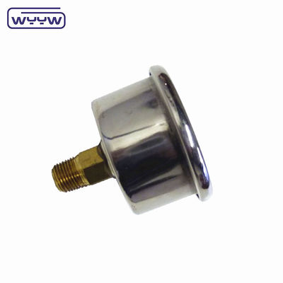 40mm ceneter পিছনে ই এম 1/4 &quot;বিএসপি এনপিটি 1.5 ইঞ্চি মুখ গ্লিসারিন ভরাট চাপ গেজ