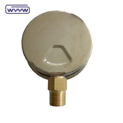 হাইড্রোলিক তরল গ্লিসারিন ভরাট বার 100mm নীচে 3/8 &quot;বিএসপি 1/2&quot; জি চাপ গ্যাজেট EN837-1