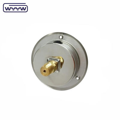তরল ভরাট হাইড্রোলিক মেশিন শক প্রুফ 100psi 63mm স্টেইনলেস স্টীল তেল চাপ মাপক ফ্ল্যাঞ্জ সঙ্গে