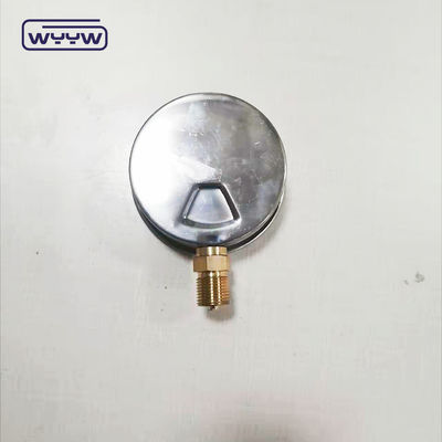 0-250psi তল তেল ভরাট কাদা পাম্প ব্রাস অভ্যন্তরীণ সঙ্গে জলবাহী চাপ গজ