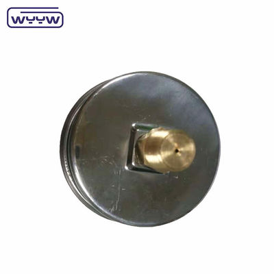 63mm EN837-1 হাইড্রোলিক জল 0-10 বার / পিএসআই অক্ষীয় প্রবেশ তেল গ্লিসারিন ভরা চাপ মাপক 2.5 &quot;মানোমিটার