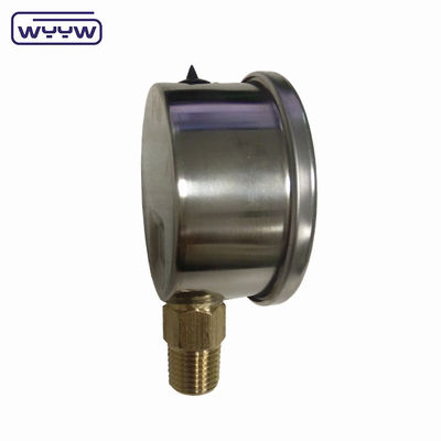 ইন্ডাস্ট্রিয়াল ম্যানোমিটার YN52mm হাইড্রোলিক তেল প্রেস প্রেসার 52mm 1/4NPT