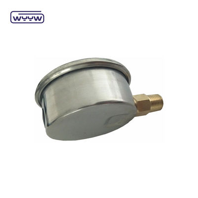 সিলিকন তেল ভরা চাপ মাপক 60mm 1 বছরের ওয়ারেন্টি
