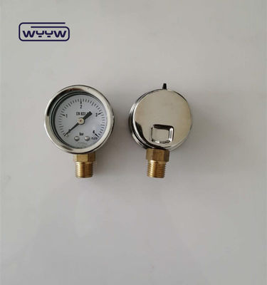 এস এস কেস গ্যাস টেস্ট চাপ গ্যাজ 40mm ডায়াল আকার ব্যাক মাউন্ট