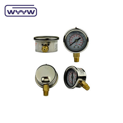 এস এস কেস গ্যাস টেস্ট চাপ গ্যাজ 40mm ডায়াল আকার ব্যাক মাউন্ট
