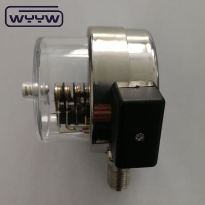 উচ্চ মানের কারখানা সরাসরি সরবরাহ 60mm স্টেইনলেস স্টীল বৈদ্যুতিক যোগাযোগ ঠিকাদার এর চাপ গেজ