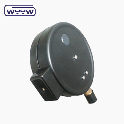 স্ট্যান্ডার্ড ইলেকট্রিক যোগাযোগ চাপ গেইজ 60mm কালো ইস্পাত / স্টেইনলেস স্টীল উপাদান