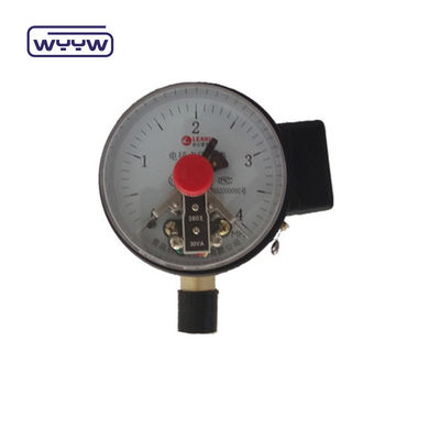 6&quot; 150mm চাপ গেইজ কালো ইস্পাত উপাদান বৈদ্যুতিক যোগাযোগ সঙ্গে