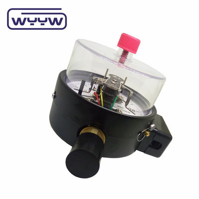 NO+NO কালো স্টিলের কেস 1.6MPa 100mm 380V বৈদ্যুতিক যোগাযোগ Manometer এসি চাপ গ্যাজেট