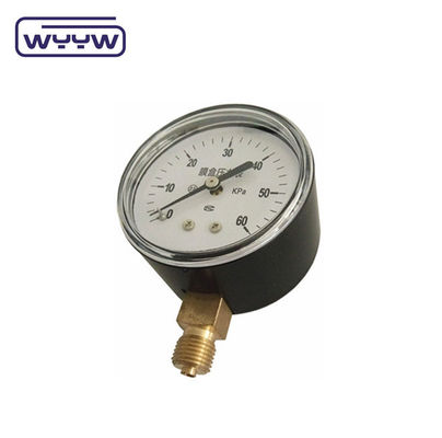 বেল্লোস টাইপ ক্যাপসুল প্রেসারমিটার 63mm InH2O Manometer 100 Mbar