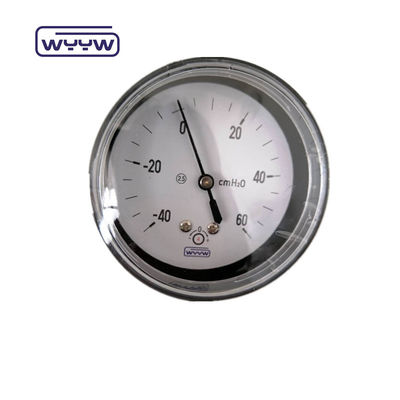 বেল্লোস প্রেসারমিটার 60mm ইঞ্চি 2o কালো ইস্পাত কেস অক্ষীয় এমবার প্রেসারমিটার