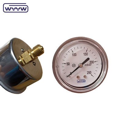 বেল্লোস প্রেসারমিটার 60mm ইঞ্চি 2o কালো ইস্পাত কেস অক্ষীয় এমবার প্রেসারমিটার