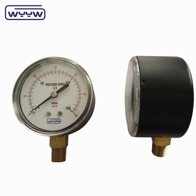 mbar inH2O নিম্ন চাপের বেলুন চাপের গ্যাজেট 2.5&quot;