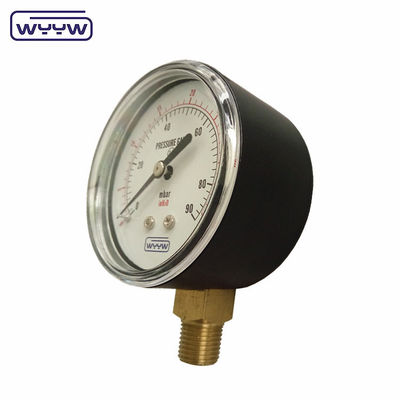 mbar inH2O নিম্ন চাপের বেলুন চাপের গ্যাজেট 2.5&quot;