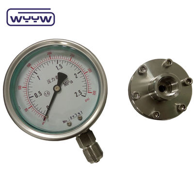 4&quot; 100mm চাপ গেইজ ডায়াফ্রাগম সিল এস এস কেস এবং এস এস অভ্যন্তরীণ