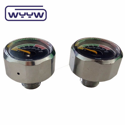 অ্যামাজন গরম বিক্রয় 20mm কালো মিনি ডিজিটাল চাপ মাপক 4000psi 6000psi 1/8NPT মাইক্রো গেজ পেন্টবলের জন্য ম্যানোমিটার পিসিপি এয়ার