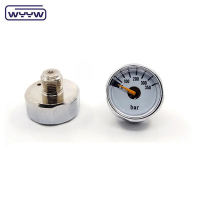 OEM চীন দাম 28mm ব্যাসার্ধ 1/8 &quot;BSPP বোর্ডন টিউব Manometer পিসিপি পেইন্টবল ব্রোঞ্জ চাপ পরিমাপ 315 বার